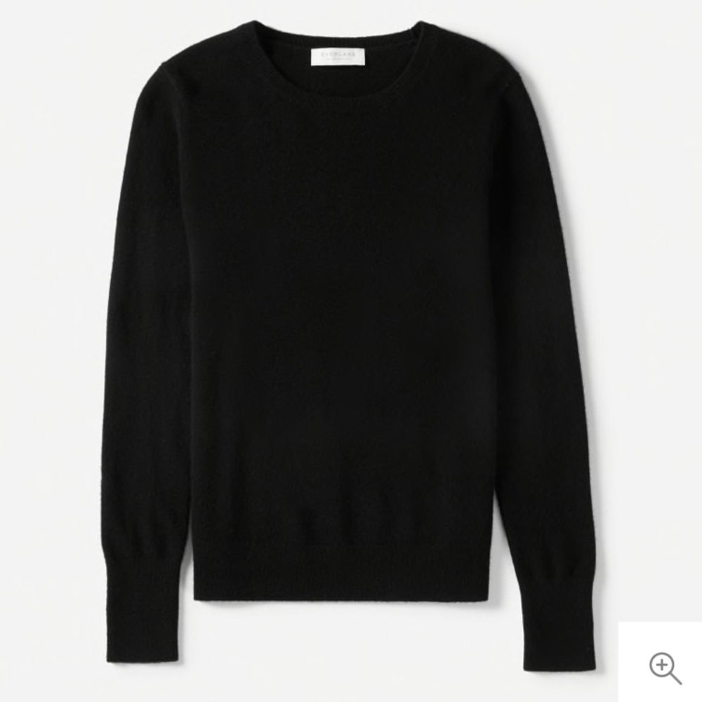 Everlane Cashmere Crew black